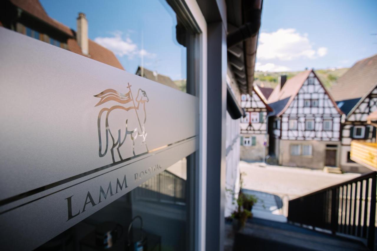 Hotel Restaurant Lamm Rosswag ไวฮินเกน อัน แดร์ เอนซ์ ภายนอก รูปภาพ
